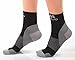 Plantar Fasciitis Compression Foot Socks - Foot Sleeves - X-Firm Graduated Support - 1 Pair Unisex (Medium, Black Closed Toe)