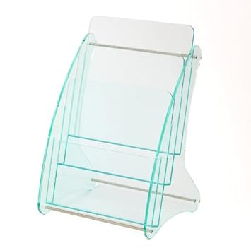 【クリックでお店のこの商品のページへ】日本製 高級 卓上パンフレットスタンド A4 1列3段： 文房具・オフィス用品