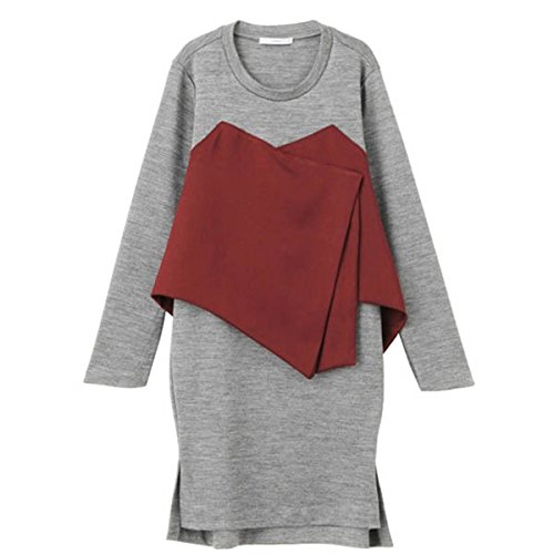 (アンスリード)UN3D BUSTIER LAYERED SWEAT OP スウェットワンピース 521630300811