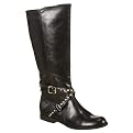 Women's Mossimo Kalena Studded Moto Boots - Black