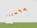 Wandbild Wandsticker NEU! 3 s&uuml;&szlig;e Fischlein-pastellorange35