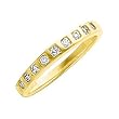 14K Yellow Gold Diamond Wedding/Anniversary Band - 0.25 Ct.