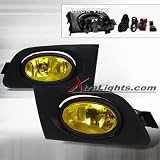 01 02 03 Honda Civic OEM-style Fog Lights w  Relay & Switch - Yellow (Pair) by Atomic