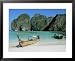 Ao Maya, Phi Phi Le, Ko Phi Phi, Krabi Province, Thailand, Southeast Asia Places Framed Art Poster Print by Bruno Morandi, 31x25