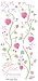 RoomMates RMK1084GC Fairy Princess Peel and Stick Growth Chart