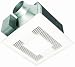 Panasonic FV-11VQL5 WhisperLite 110 CFM Ceiling Mounted Fan/Light Combination, White