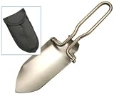 Folding Garden Trowel Measures 5-3/4 x 2-1/8 and Includes a Black Canvas Belt Carrier