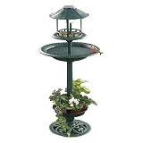 Outdoor Living : Solar Bird Bath / Feeder