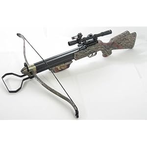 150 Lbs Crossbow Laser + Scope + 8 Arrows Cross Bow