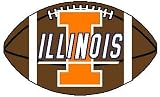 Illinois Fighting Illini 23 x 36 Football Rug