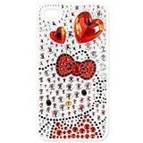 [SoftBank/au iPhone 4S専用]ハローキティiDressバックカバー(ジュエリータイプ/ホワイト) ジュエリーショップ