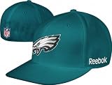 Philadelphia Eagles Reebok 2011 Sideline Green Fitted Flat Brim Hat