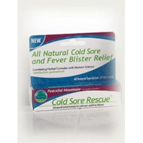 Cold Sore Rescue Gel .27 oz 0.27 Ounces by Peaceful Mountain