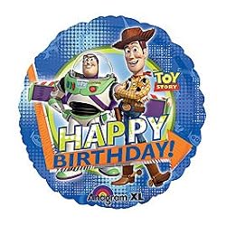 Happy Birthday Buzz & Woody Toy Story 18" Mylar Balloon