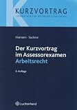 Produkt-Bild: Der Kurzvortrag im Assessorexamen - Arbeitsrecht