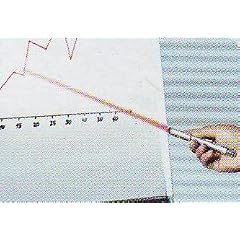 United Office Laserpointer 3 in 1 Laserpointer -Zeigestab-Kugelschreiber(incl 3 Knopfzellen)