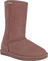 Bearpaw Eva Tall 12 " Shepskin Boots Womens Size 7 Chestnut