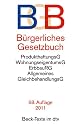 B&uuml;rgerliches Gesetzbuch BGB: Mit Allgemeinem Gleichbehandlungsgesetz, BeurkundungsG, BGB-Informationspflichten-Verordnung, Einf&uuml;hrungsgesetz, ... und Wohnungseigentumsgesetz