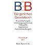 B�rgerliches Gesetzbuch BGB: Mit Allgemeinem Gleic&hellip von Helmut K�hler