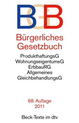Produkt-Bild: B&uuml;rgerliches Gesetzbuch BGB
