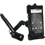Amzer Lighter Socket Car Mount with Power Dongle Charger for Motorola Droid A855 (Black)