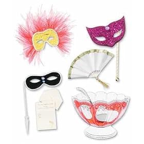 Jolees  Boutique Harvest Themed Ornate Stickers, Masquerade Ball