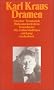Schriften in den suhrkamp taschenb�chern: Band 11: Dramen. Literatur/Traumst�ck/Wolkenkuckucksheim/Traumtheater/Die Un�berwindlichen: ABT I / BD 11 (suhrkamp taschenbuch)