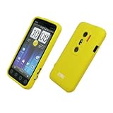 EMPIRE Yellow Silicone Skin Case Cover for Sprint HTC EVO 3D