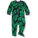 THE CHILDREN'S PLACE(ザ・チルドレンズプレイス) モンスター トラック プリント ブランケット スリーパー タイダル ロンパース長袖 18～24ヶ月【並行輸入】