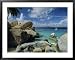 The Baths, Virgin Gorda, British Virgin Islands, Caribbean, West Indies, Central America Collections Framed Art Poster Print by Gavin Hellier, 39x31