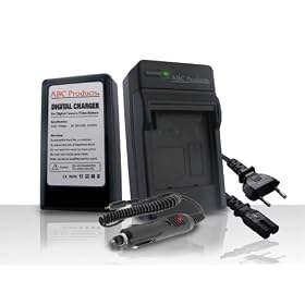 ABC Products� Batterie Pile Chargeur Secteur (220V) & Voiture (12V/24V) DMW-BCK7 / DMW-BCK7E / DE-A91 / NCA-YN101F / VW-BCK7 Pour Panasonic Lumix DMC-FH2, DMC-FH5, DMC-FH24, DMC-FH25, DMC-FH27, DMC-FP5, DMC-FP7, DMC-FS14, DMC-FS16, DMC-FS18, DMC-FS35, DMC-FS37, DMC-FX77, DMC-FX78, DMC-FX90, DMC-S1, DMC-S3 Appareil Photo Num�rique etc