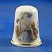 Porcelain China Collectable Thimble - Harebell with Free Gift Box