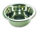 Stainless Steel Dog Bowl Deluxe 4"