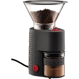 Bodum Bistro Electric Burr Coffee Grinder, Black