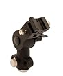 Flexibler Halter f�r Aufsteckblitzger�te mit Aufnahme f�r Studioschirme  und Standardgewindeaufnahme  1/4  (3/8 Zoll)