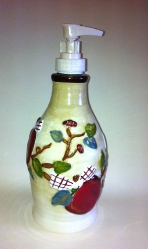 Kitchen Country Red Apples Soap Pump