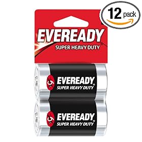 Click here to buy Energizer Eveready Super Heavy Duty Batteries, C Size, 2-Count (Pack of 12) by Energizer.