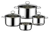 ELO 60104 Jupiter Stainless Steel 7-Piece Cookware Set - Induction Ready