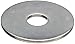 Fender Flat Washer, Low Carbon Steel, Zinc Plated, Round Shape, USA Made, 0.406