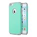 iPhone 6s Case, iPhone 6 Case, Lumsing Hybrid High Impact Dual Layer Armor Defender Cases Protective Cover for Apple iPhone 6/6s (Mint Green-Grey)