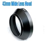 EzFoto 43mm Wide Angle Metal Lens Hood Shade for Leica, Contax Zeiss, Voigtlander and other Lenses