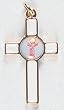 Cross Pendant - Divine Child - 1.5" Height - IMPORTED FROM ITALY!