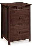 Mission File Cabinet Two Drawer Chestnut
