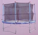 NEW 13ft TRAMPOLINE ENCLOSURE ONLY. SAFETY NET & POLES.