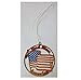 God Bless America USA US United States Flag Christmas Ornament Xmas Ornament or Window Decor Decoration Hanging Great for Patriotic and Military Supporters Tribute to The Troops
