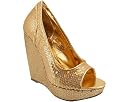 Sequin Slingback Open Toe Wedge