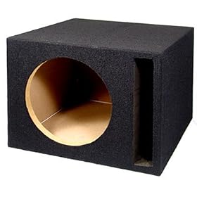 New Single Car Black Subwoofer Box Ported Automotive Enclosure for 10 Woofer 10SP New Single Car Black Subwoofer Box Ported Automotive Enclosure for 10