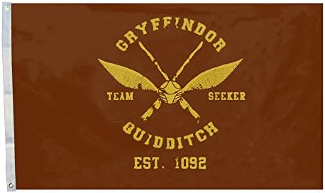 Custom Golden Snitch Flag Harry Potter Fan 3-by-5 Foot