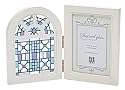 ユーパワー FOR WEDDING GIFT ステンドグラスフォトフレーム 1ウィンドー ブルー SF-01531