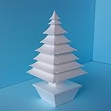 【ノーブランド品】ツリー　発泡スチロール　小　２個